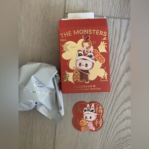 Popmart Labubu Mokoko Keychain Limited Edition Popland - Extremely Auspicious